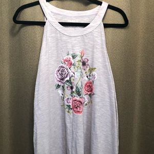 Floral high neck tank top Torrid